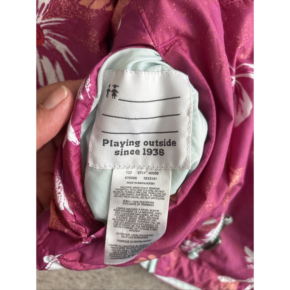 Columbia Reversible Youth/Big girl XL Windbreaker Jacket 2in1 - Picture 7 of 9
